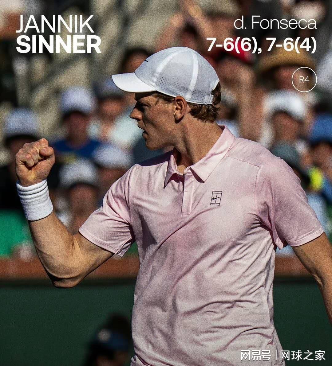 华体会下载-辛纳惊魂时刻险些被丰塞卡导弹式扣杀击中受伤，网友称太疯狂了